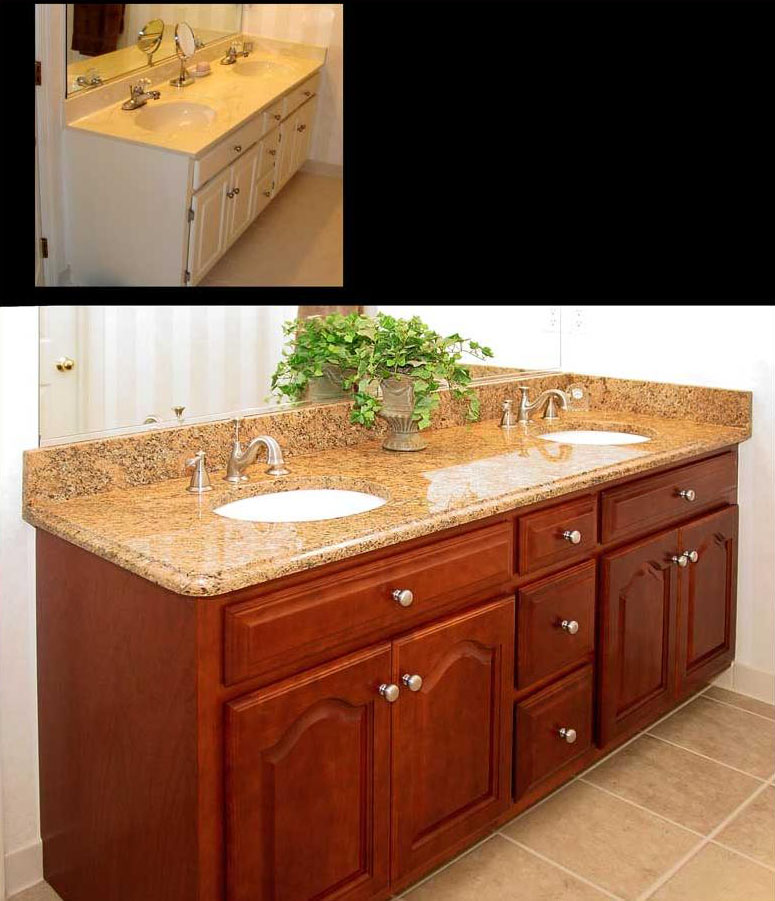 TRIMPAK refacing Bathroom Vanity Cabinets